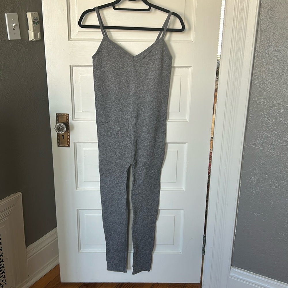 Hatch - The Body Rib Unitard - Medium - Charcoal Melange